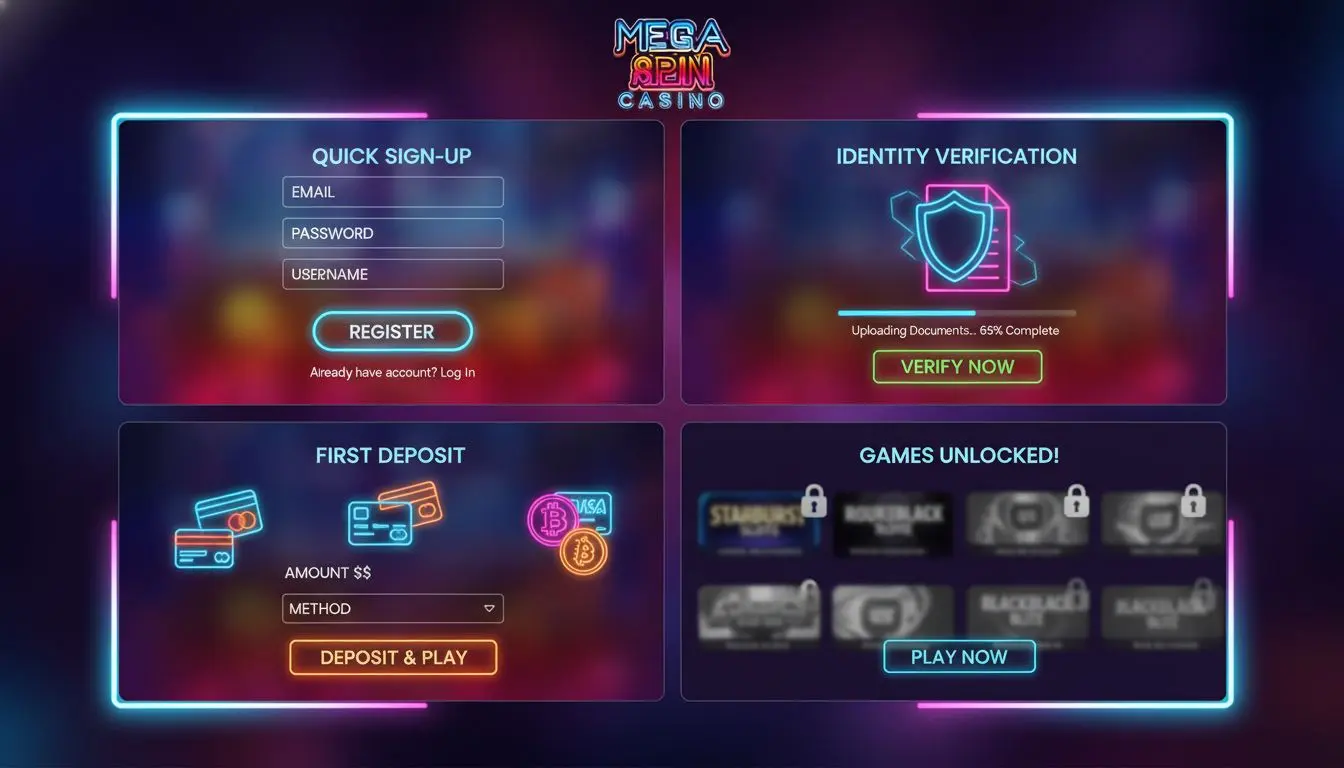 Fast signup, verification, and getting into games quickly